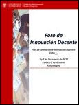 Cartel del Foro de Innovación Docente 2022